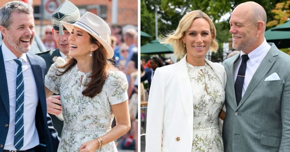 Zara Tindall wears the same £295 dress Queen Mary wore just 24 hours earlier