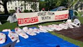 Protest encampment set up in support of Palestinians on Emory campus; school says it was 'trespass,' law enforcement respond