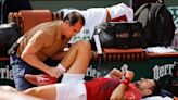 Novak Djokovic leaves French Open due to knee injury