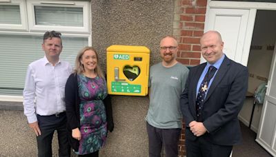 Torfaen village gets defibrillator thanks to volunteers