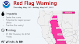 Red flag warning issued: High risk for wildfires in northern San Joaquin Valley