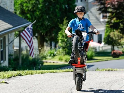 He’s 11 and makes $100,000 a year riding his bike in the suburbs. Haverford police are not pleased.