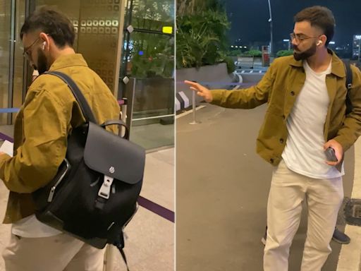 Virat Kohli's Airport Style Was Incomplete Without This Rs 1.46 Lakh Backback