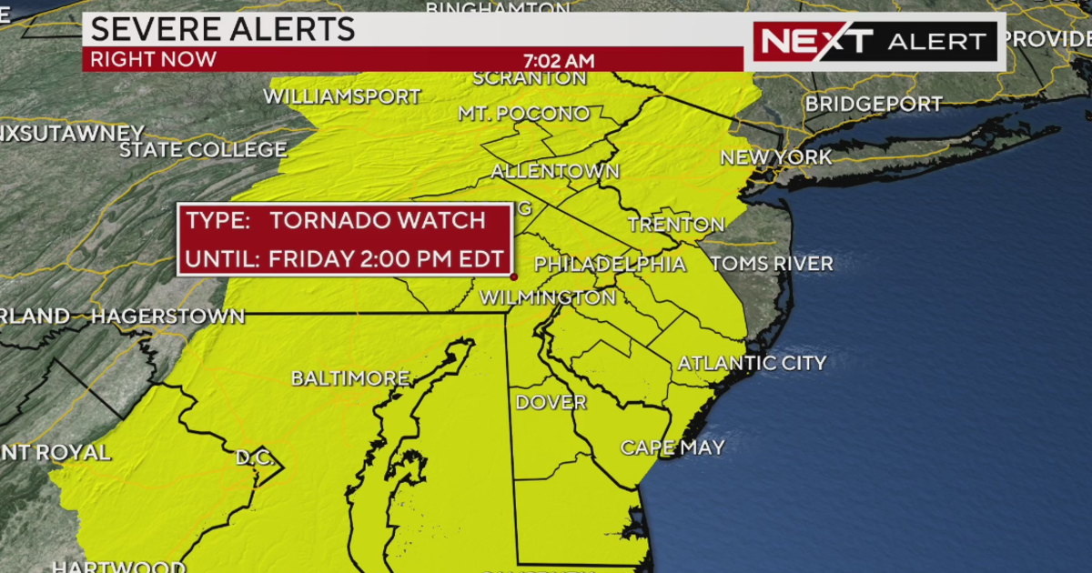 Tornado watch across Philadelphia area as Debby arrives. Tracking weather warnings and alerts