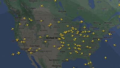Watch | Time-lapse map shows Microsoft-led IT outage’s impact on US air traffic | World News - The Indian Express