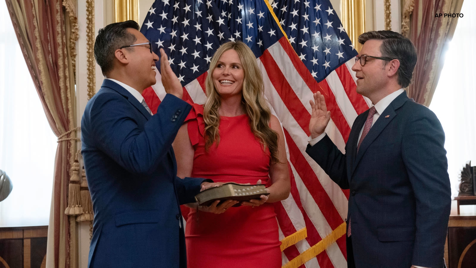 Vince Fong sworn into Congress to complete term of former House Speaker Kevin McCarthy