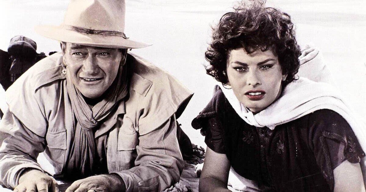 John Wayne’s kindness to Sophia Loren on set where she almost died 70 years ago