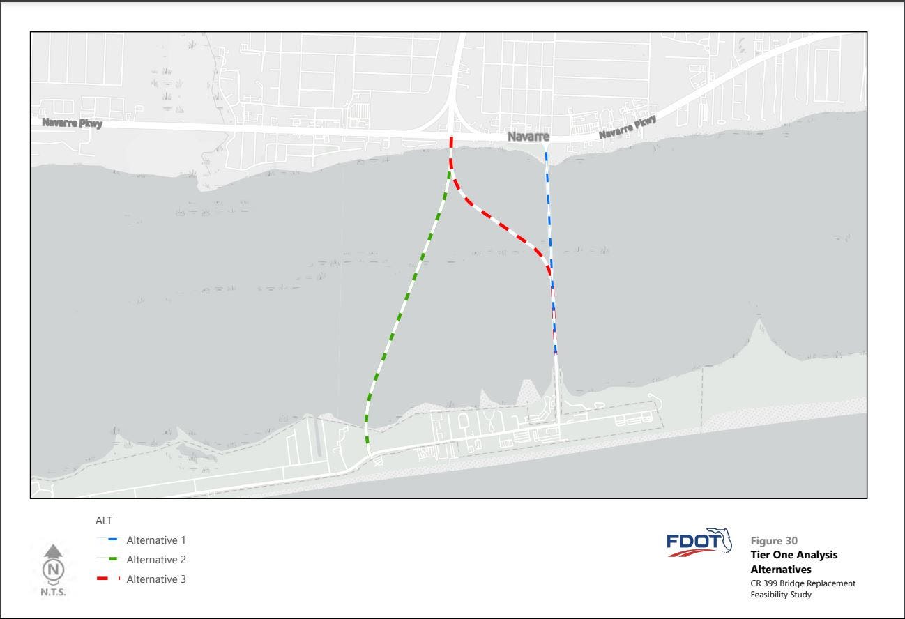 Delaware company has offered to construct a new Navarre Beach bridge