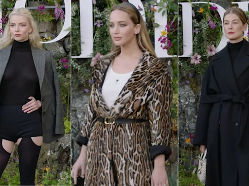 Jennifer Lawrence, Anya Taylor-Joy e mais famosas prestigiam desfile da Dior em castelo na Escócia