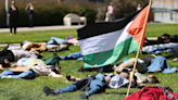 Pro-Palestine die-in held at Cal Poly Dexter Lawn in SLO