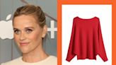 Reese Witherspoon Can't Stop Wearing Cozy Sweaters in This Festive Color — Shop Similar Styles Starting at $20