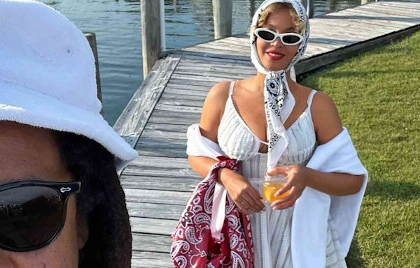 Beyoncé Shares Sweet Video Snapping Selfies with JAY-Z and Sipping Drinks on Romantic Sunset Boat Ride