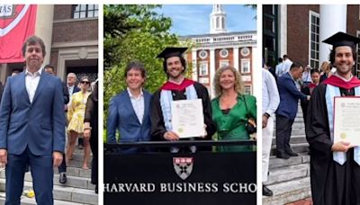 La felicidad del cocinero Ariel Rodríguez Palacios: su hijo se recibió en Harvard