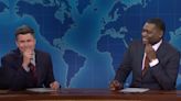 See The Hilarious Moment Michael Che Pulled An April Fool's Prank On Colin Jost During Weekend Update