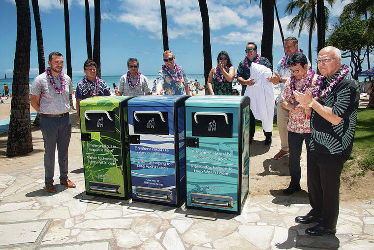 Special trash cans installed around Waikiki | Honolulu Star-Advertiser