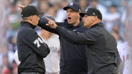 Yankees' Aaron Boone talks ejection after Juan Soto interference call