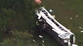 Ocho muertos y 45 heridos tras volcar un autobús que transportaba trabajadores en Florida (EEUU)