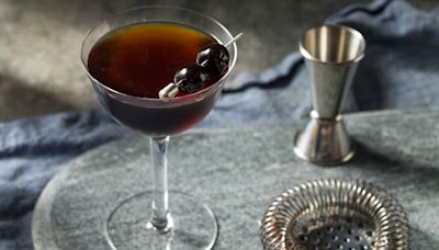 The Ingredient That Sets A Black Manhattan Apart From The Original