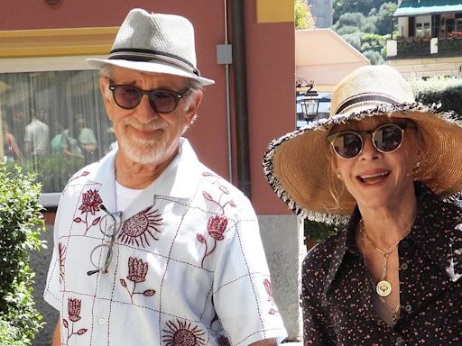 Steven Spielberg and his wife Kate Capshaw look smitten in Italy