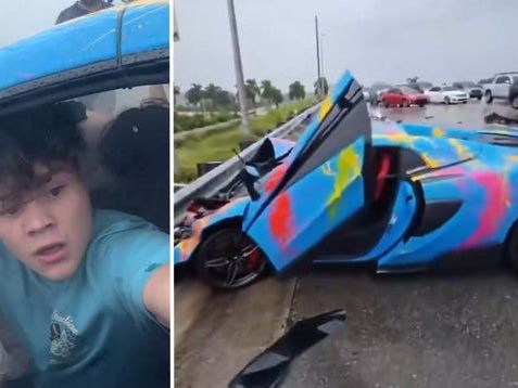 Guy Crashes $200,000 Sports Car While Streaming And Gets Banned For Life