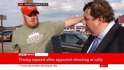 Trump rally shooting witness claims he saw rifle-toting man ‘crawling up the roof’ just before gunfire