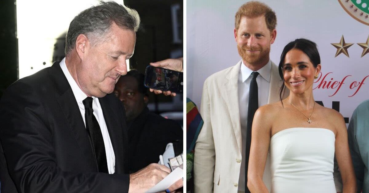 Piers Morgan's savage 'one-word' reaction to Harry and Meghan's latest tour