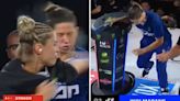 Watch VanZant floor foe twice leaving her wincing in pain in Power Slap debut