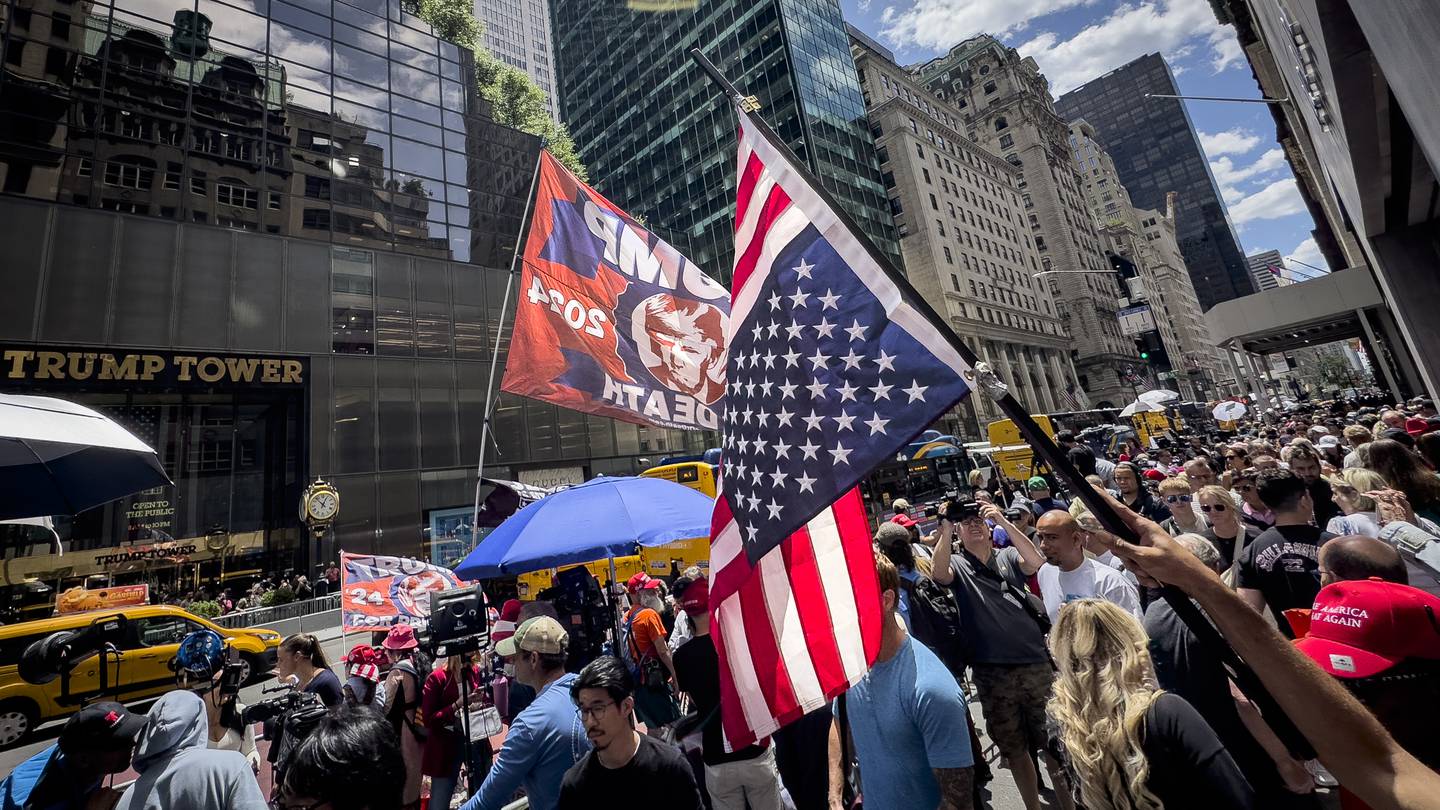 Upside-down American flag reappears as a right-wing protest symbol after Trump's guilty verdict