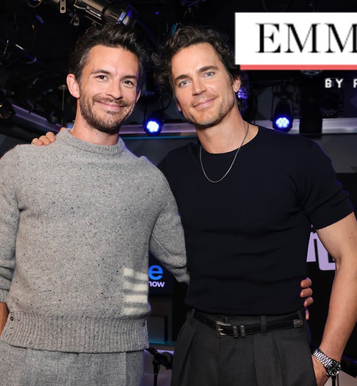 ‘Fellow Travelers’ Co-Stars Jonathan Bailey & Matt Bomer Reunite on the Emmys Red Carpet