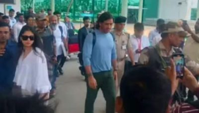 MS Dhoni lands in hometown Ranchi day after CSK's crushing exit as speculations over MSD's IPL future hits peak