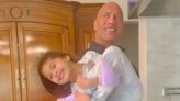 Dwayne Johnson Uses Daughter Tiana as a Weight for His 'Daddy Curls' in Cute Video: Watch