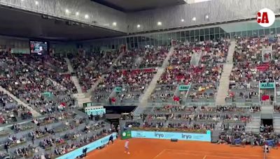 Rafa Nadal lo deja todo en la pista ante Cachín para pasar a los octavos de Madrid