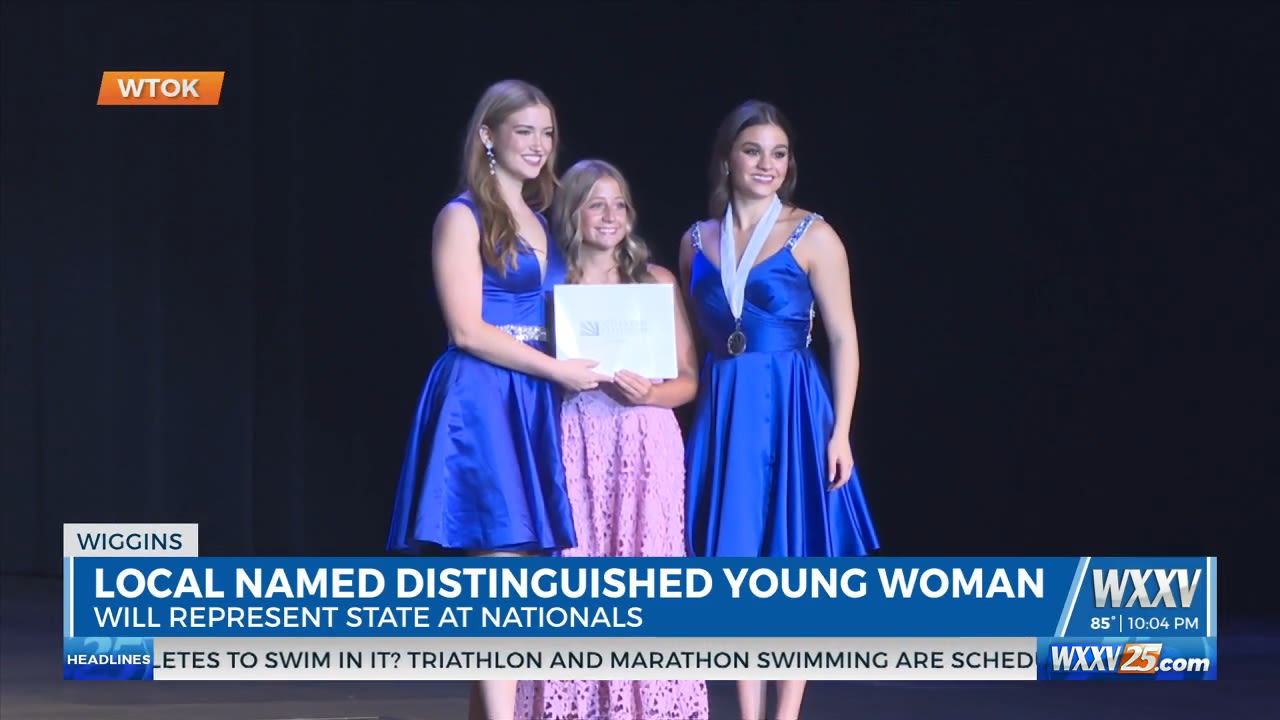 Stone County local, Grace Ann Courtney, named Mississippi's 2025 Distinguished Young Woman - WXXV News 25