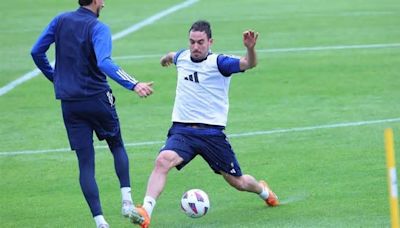 Osasuna: Unai García vuelve a entrenar con el grupo después de un mes