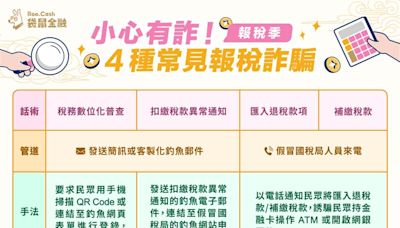 揭4種常見報稅詐騙手法：留意假國稅局 專家再曝免稅額、標準扣除額