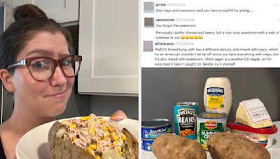 I Joked About Brits Putting Tuna On Their Potatoes, And They Were Furious — So I Decided To Try It