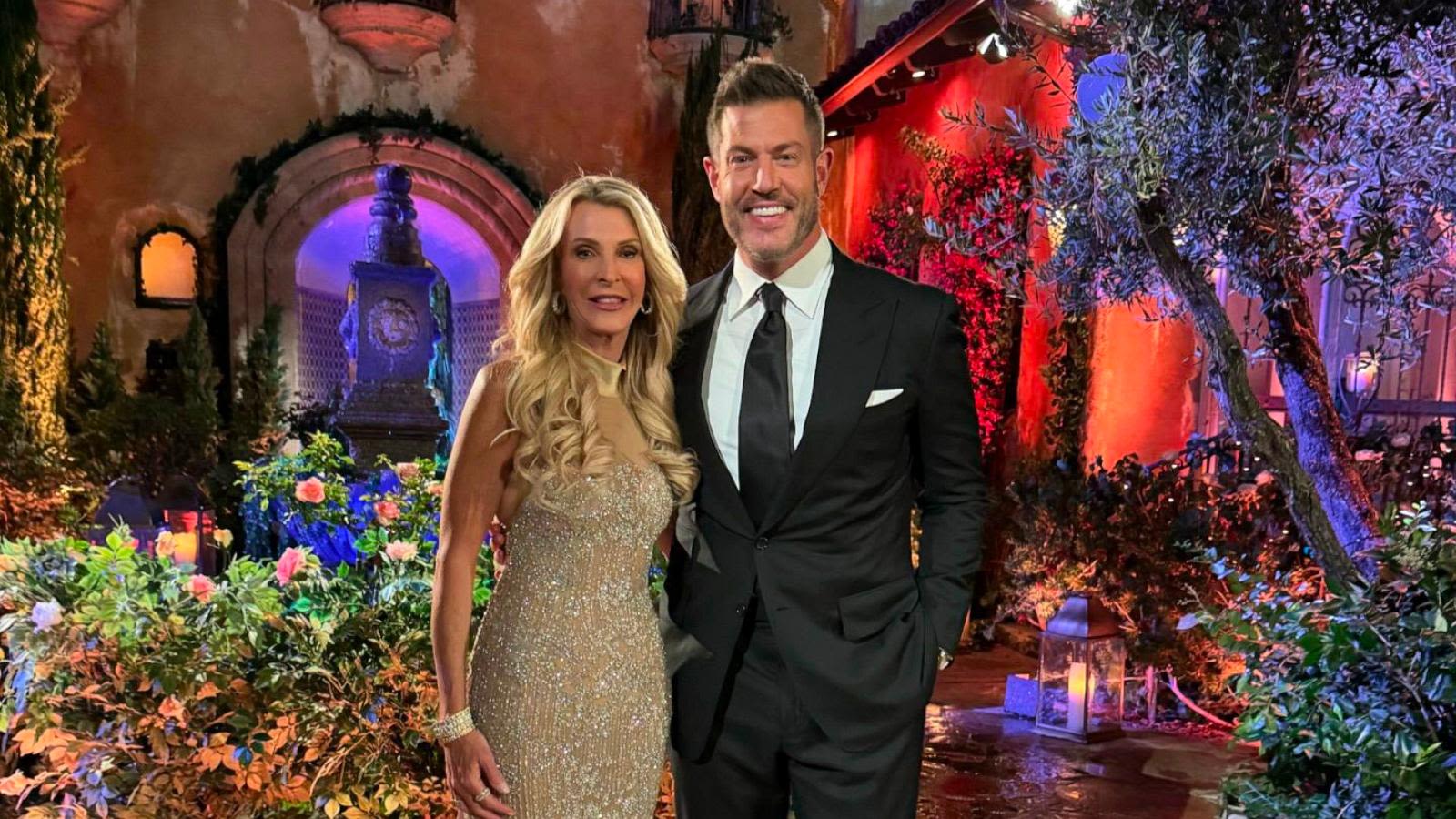 Jesse Palmer shares photo with 'Golden Bachelorette' Joan Vassos at Bachelor mansion