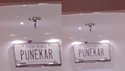 Spotted In New York: Car With A Special Number Plate That Says Punekar - News18