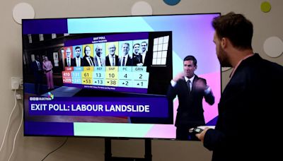 UK's Labour on course for huge election majority, exit poll shows