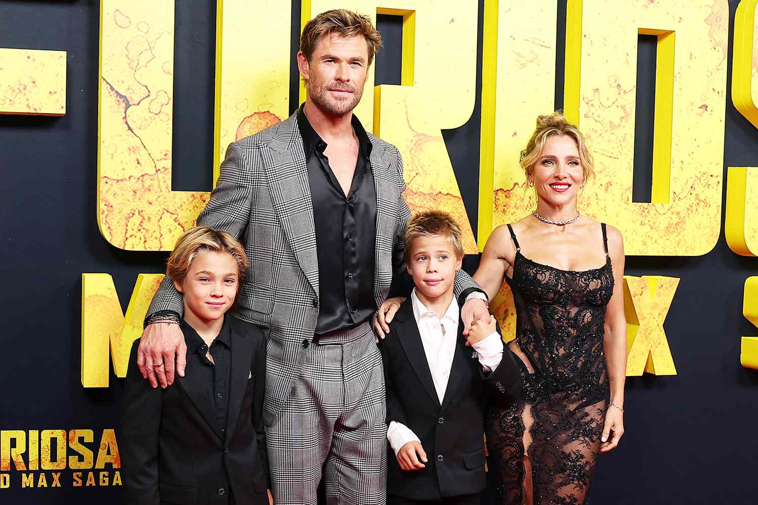 Chris Hemsworth and Wife Elsa Pataky Make Rare Red Carpet Appearance with Twin Sons Sasha and Tristan, 10