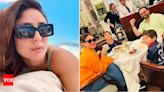 Kareena Kapoor Khan shares a hilarious post that says it’s priceless to yell at kids during vacations | Hindi Movie News - Times of India