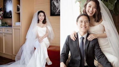 姜麗文香港補辦婚禮！大秀甜蜜結婚照 秦沛喜迎女婿 │TVBS新聞網