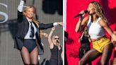 Louise Redknapp wows with leggy display as Rita Ora steals show at Mighty Hoopla