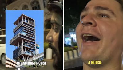 Canadian vlogger visiting Mumbai reacts to seeing Mukesh Ambani’s Antilia: ‘It’s a skyscraper’