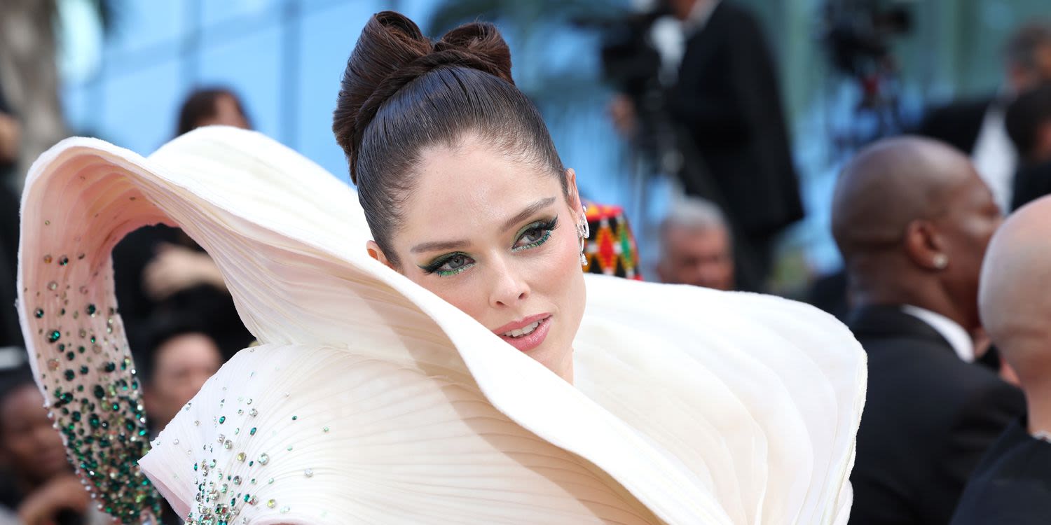 Coco Rocha's Sculptural Cannes Dress Looked Like a Real Flower Petal