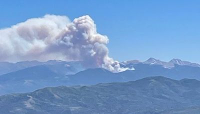 Historic mining structures threatened by southern Utah wildfire