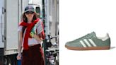 Dakota Johnson Channels ‘It-Girl’ Energy in Teal Adidas Sambas on Set for ‘Materialist’ in New York