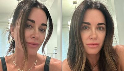 Kyle Richards Posts Makeup-Free Selfies After Microblading Brows and Getting Lip Blushing