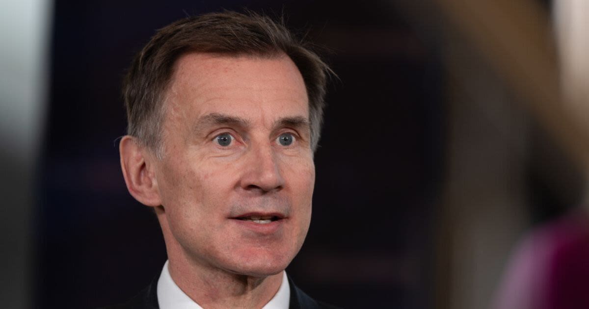 Hunt promises major tax cuts and sends bold message on pension triple lock