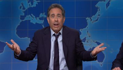 Jerry Seinfeld jokes he used to be 'funny' like Ryan Gosling before his 'Unfrosted' press tour